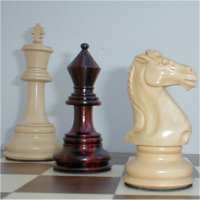 Partheron Bud Rosewood Chess Pieces