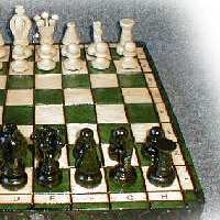 Small Kings chess set