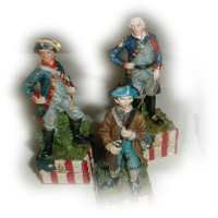 American war of Independance chess pieces